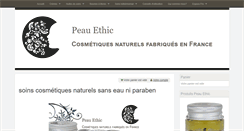 Desktop Screenshot of peauethic.com