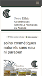 Mobile Screenshot of peauethic.com