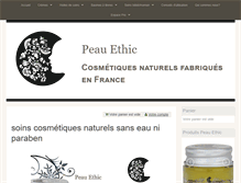 Tablet Screenshot of peauethic.com